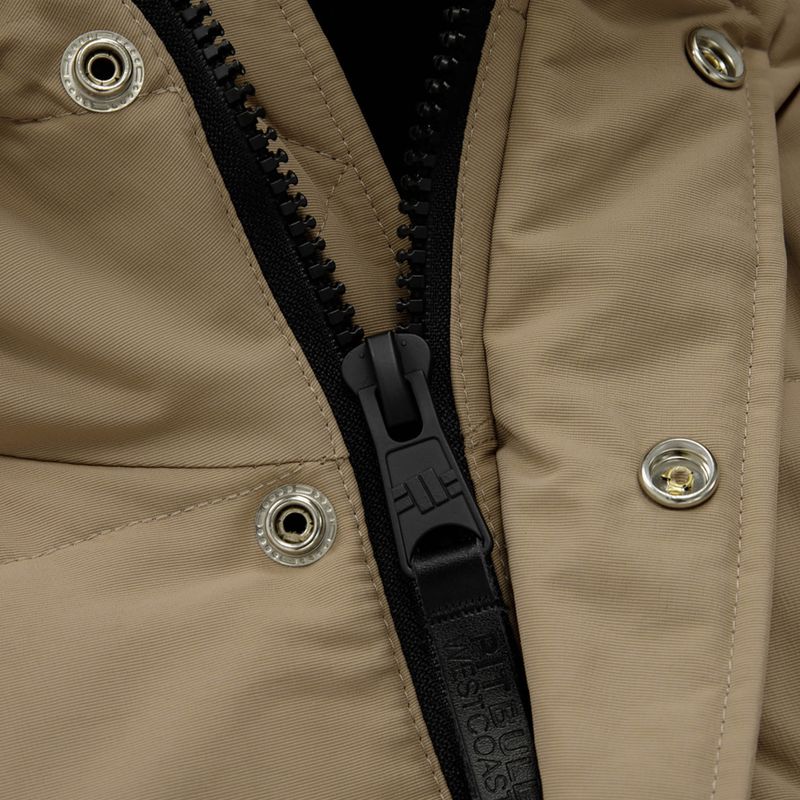 Pitbull West Coast men's winter jacket Taurus Hooded dark sand 5