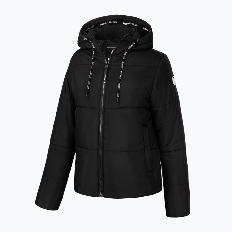 Pitbull West Coast women's winter jacket Jenell Quilted Hooded black 3