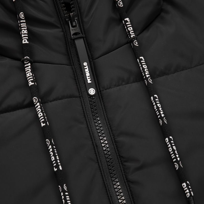 Pitbull West Coast women's winter jacket Jenell Quilted Hooded black 5