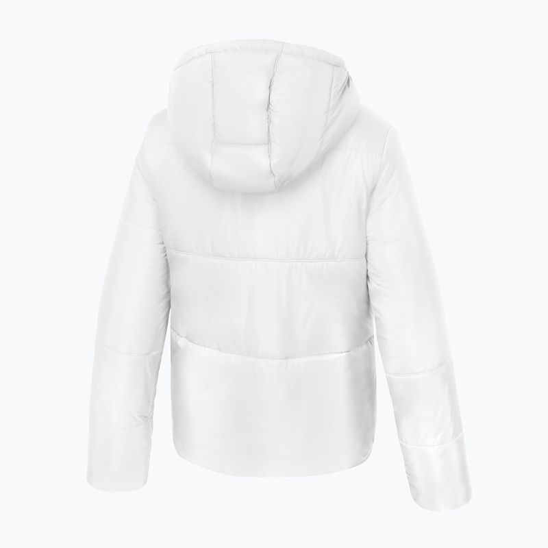 Pitbull West Coast women's winter jacket Jenell Quilted Hooded white 4