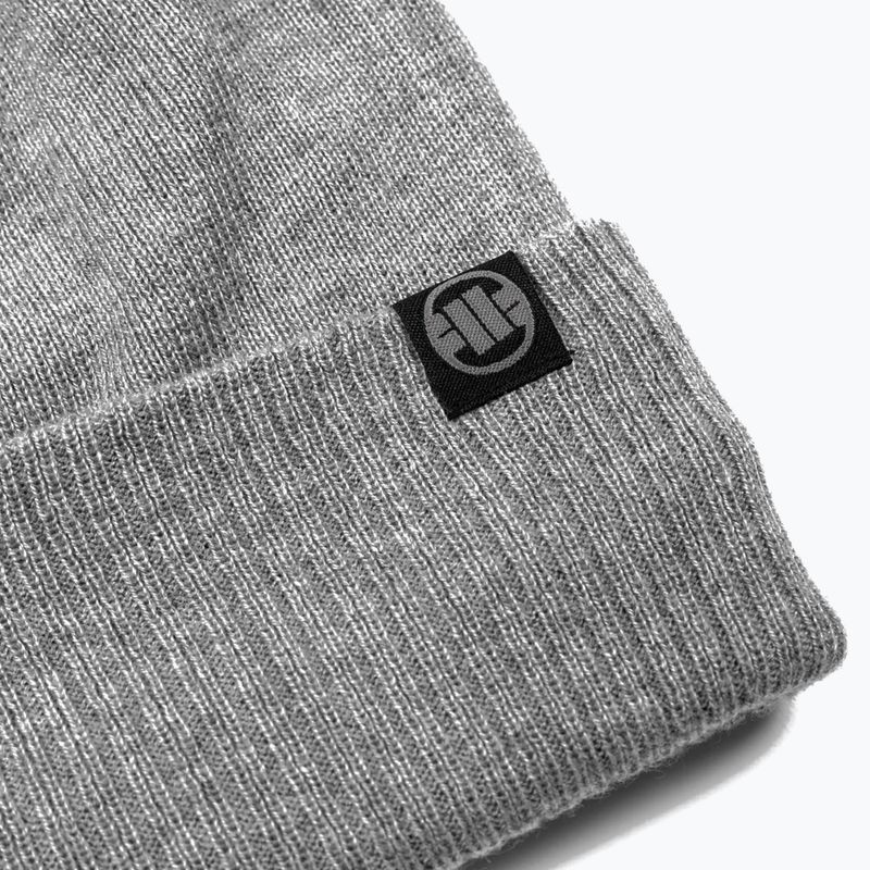 Winter beanie Pitbull Beanie Small Logo 2 graphite melange 2
