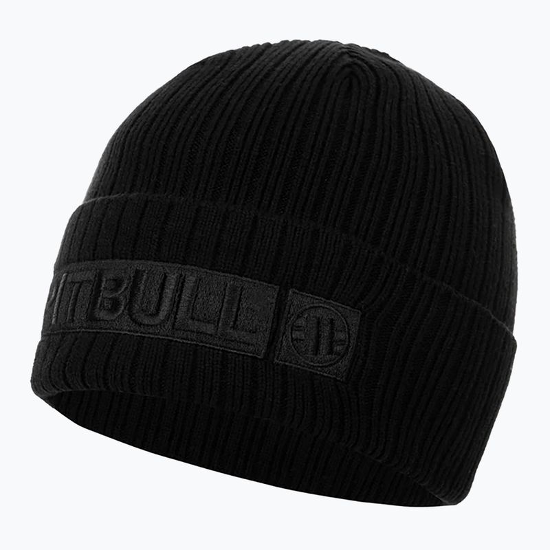 Men's Pitbull Beanie Silvas Hilltop winter cap black/black