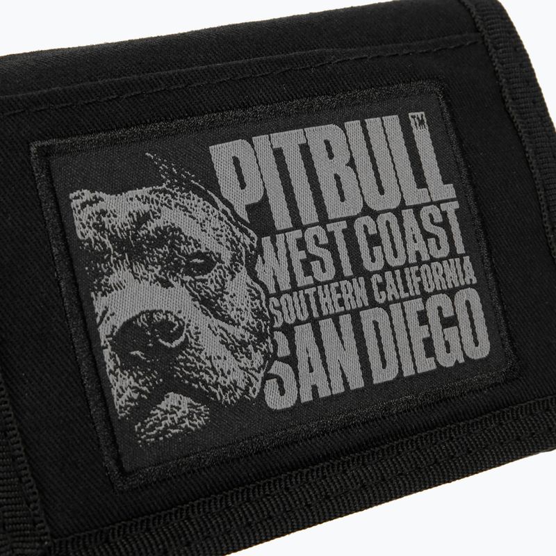 Pitbull Blood Dog Canvas men's wallet black 4