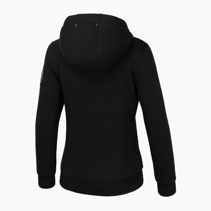 Women's Pitbull West Coast Zip Sherpa Ruffina 3 Hooded sweatshirt black 4