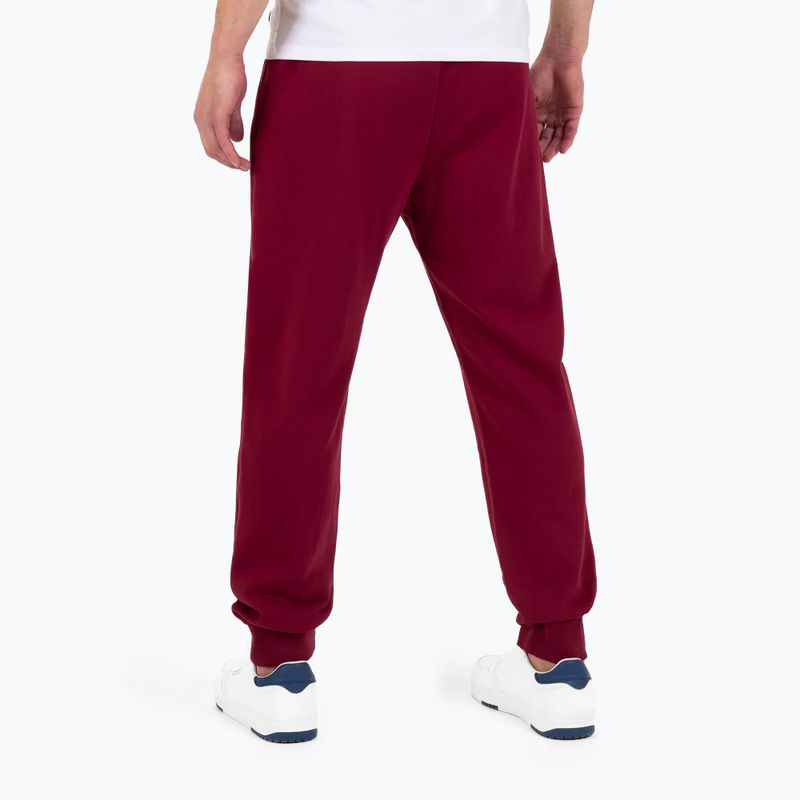 Pitbull West Coast men's Trackpants Small Logo Terry Group burgundy 2