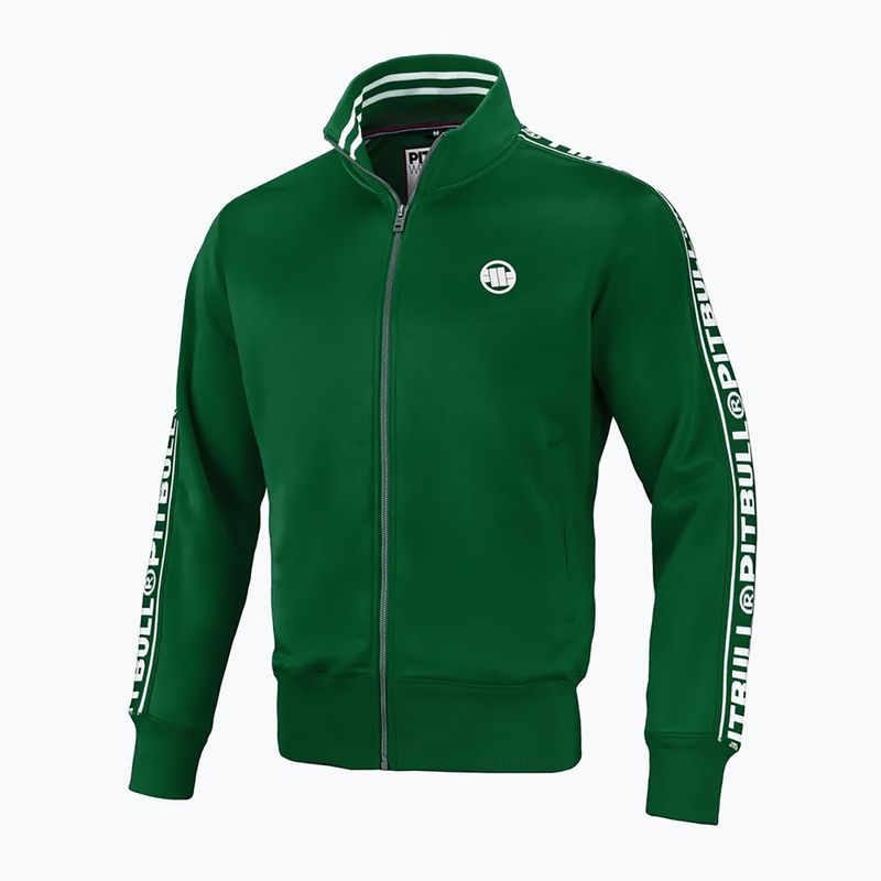 Men's Pitbull West Coast Trackjacket Tape Logo Terry Group green