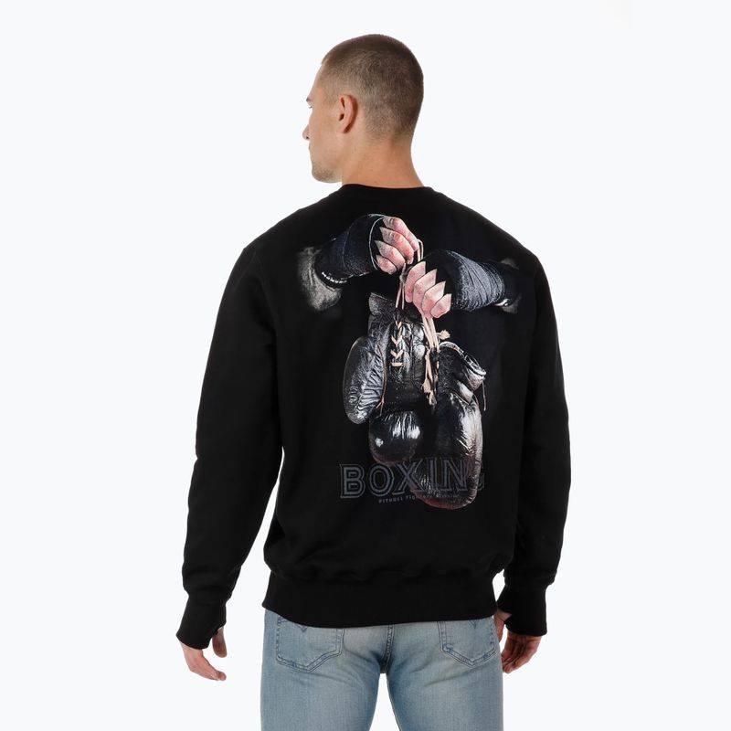 Men's Pitbull West Coast Boxing FD Crewneck sweatshirt black 2