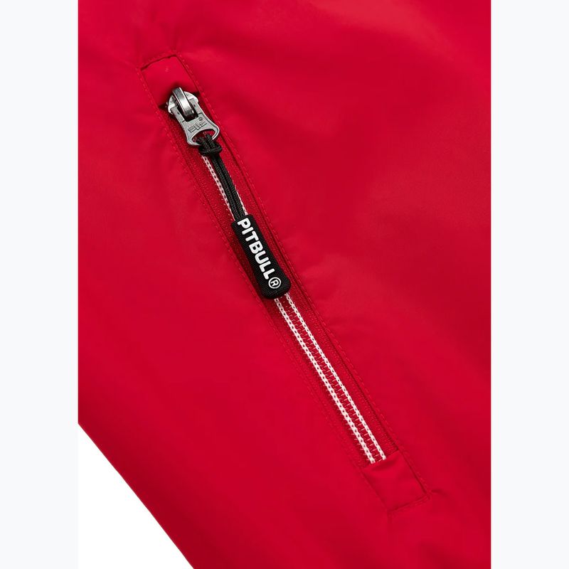 Men's Pitbull West Coast Athletic Hilltop Hooded Nylon jacket red 6