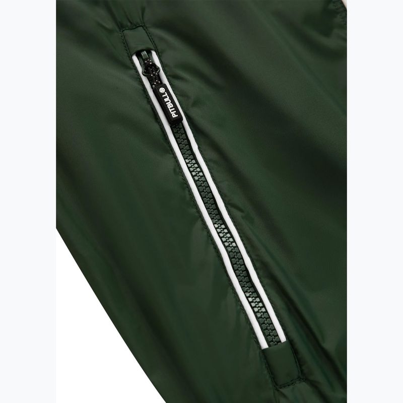 Men's Pitbull Whitewood Hooded Nylon jacket green 13