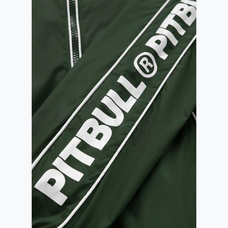 Men's Pitbull Whitewood Hooded Nylon jacket green 14