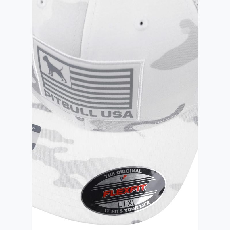 Men's baseball cap Pitbull Mesh Full Cap Pitbull Usa Multicam white/camouflage 4