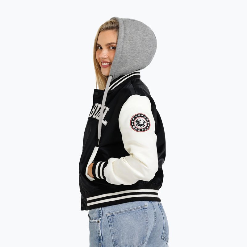 Pitbull West Coast women's jacket Eagle Ridge Hooded Varsity black 2