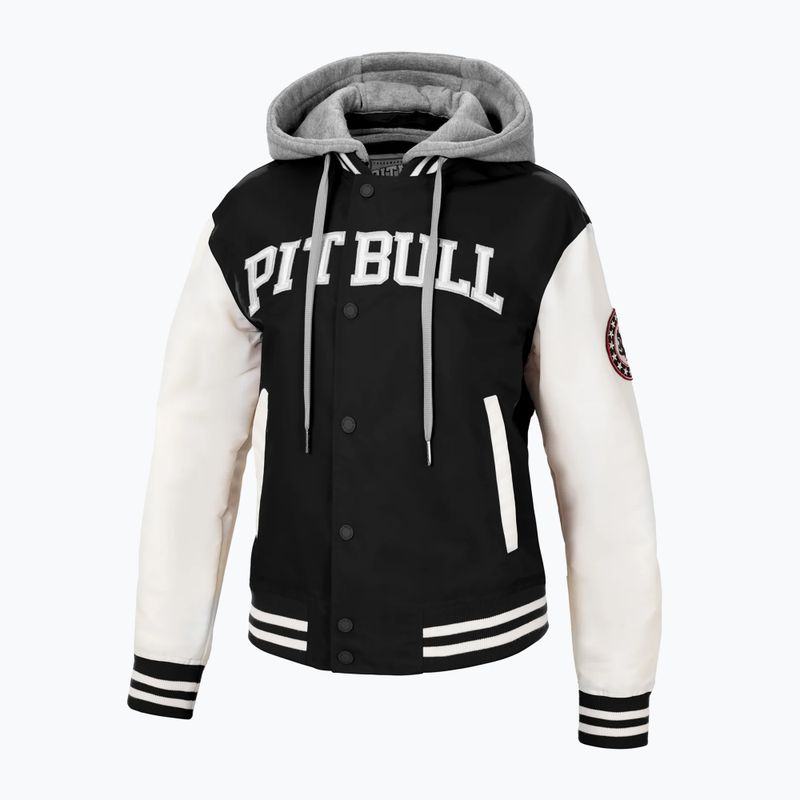 Pitbull West Coast women's jacket Eagle Ridge Hooded Varsity black 3