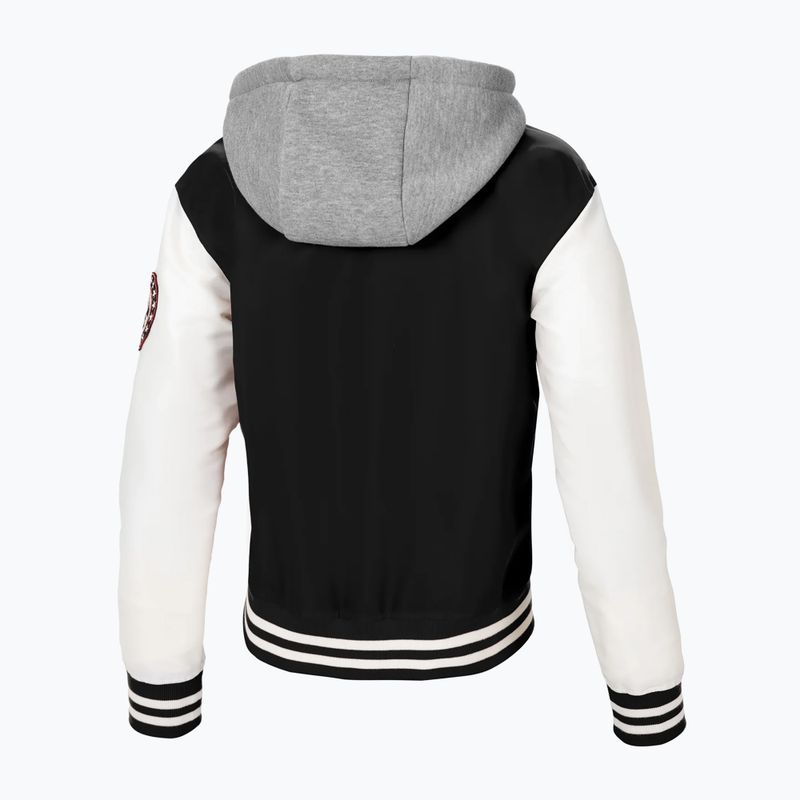 Pitbull West Coast women's jacket Eagle Ridge Hooded Varsity black 4