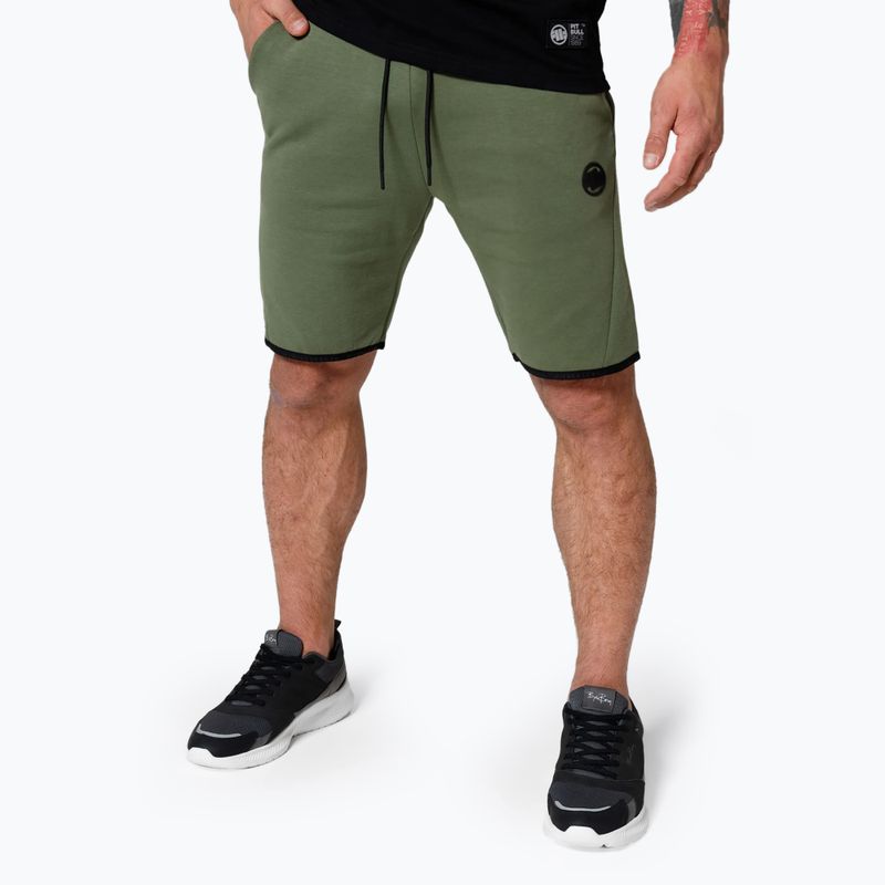 Pitbull West Coast Dolphin olive men's shorts