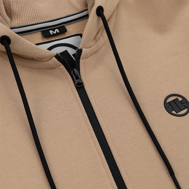 Men's Pitbull West Coast Terry Group Hooded Zip sand sweatshirt 3