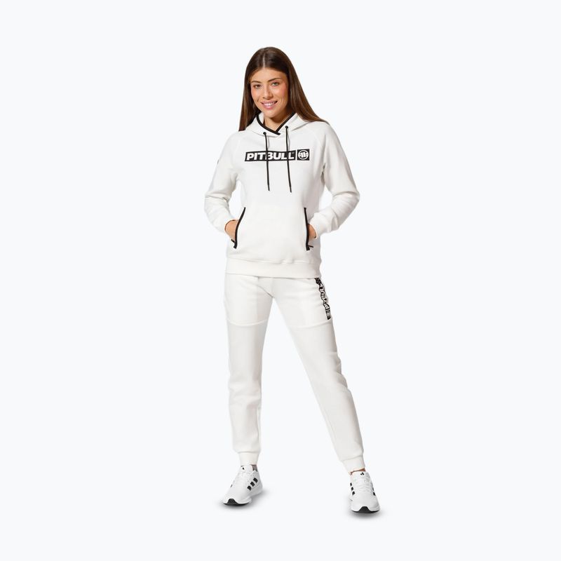 Women's Pitbull West Coast Georgia Hooded Sweatshirt Of white 2