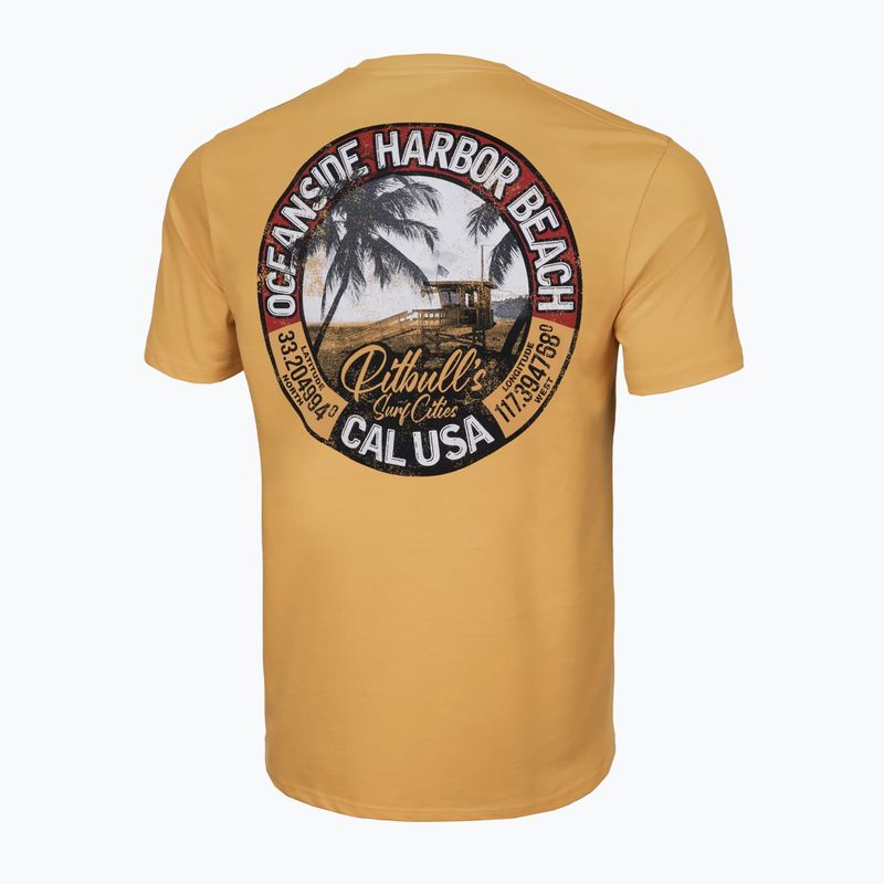 Pitbull West Coast Oceanside pale yellow men's t-shirt 5
