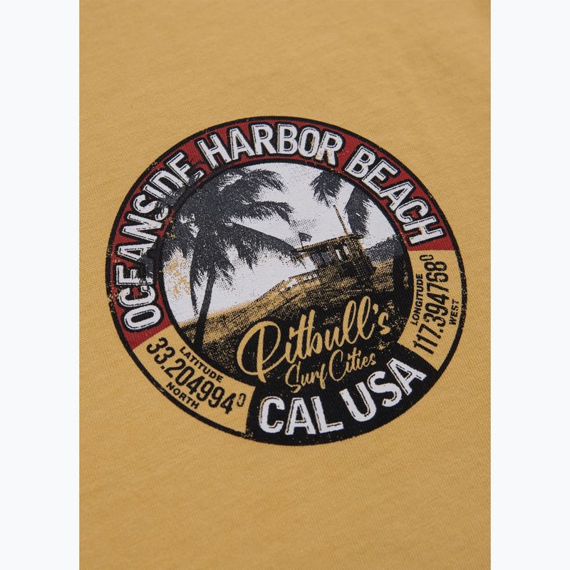 Pitbull West Coast Oceanside pale yellow men's t-shirt 6