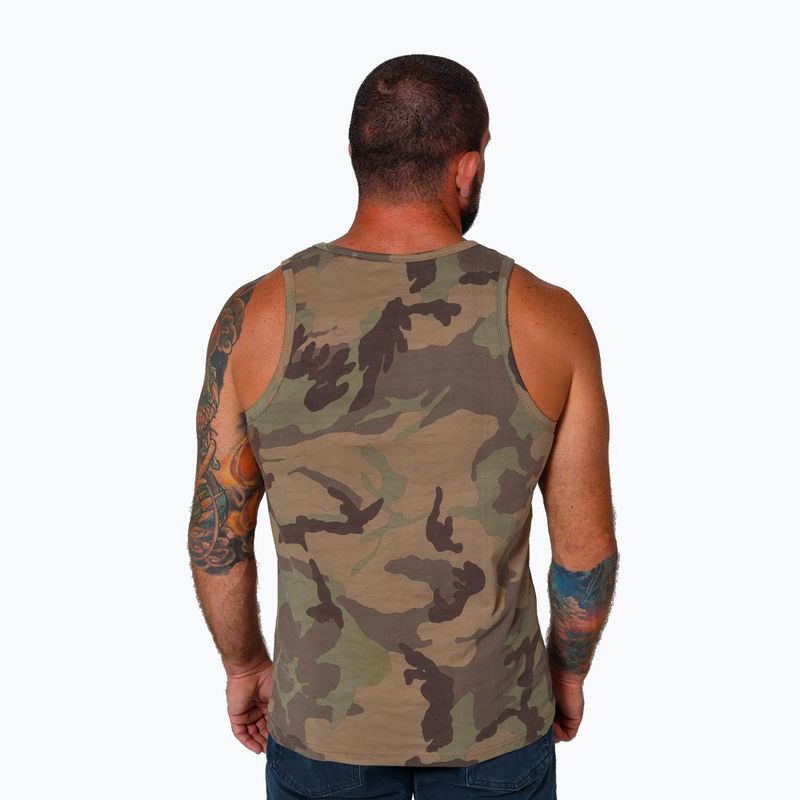 Men's T-shirt Pitbull Small Hilltop Tank Top woodland camo 3