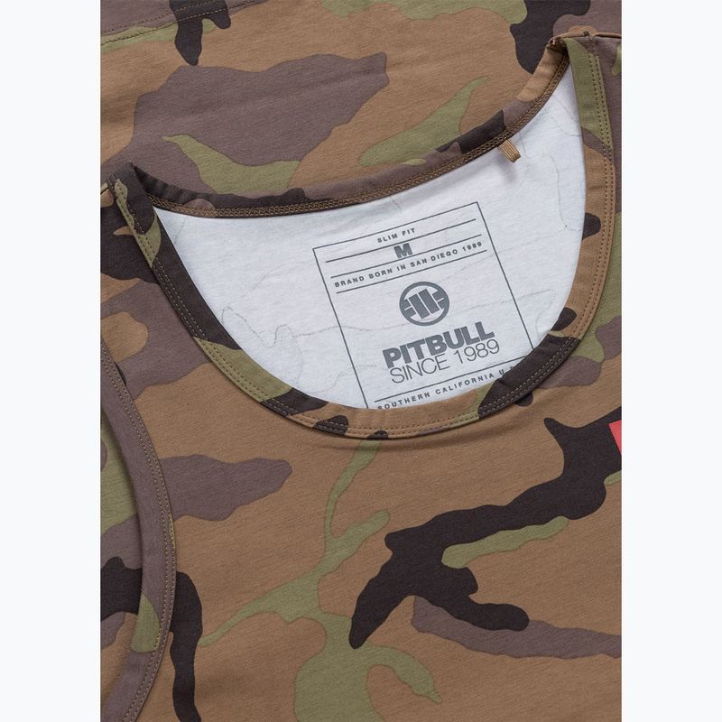 Men's T-shirt Pitbull Small Hilltop Tank Top woodland camo 6