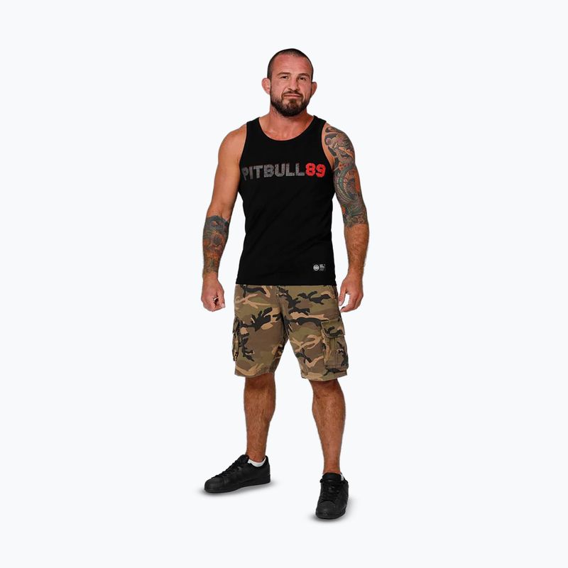 Pitbull West Coast Dog 89 black men's tank top 2