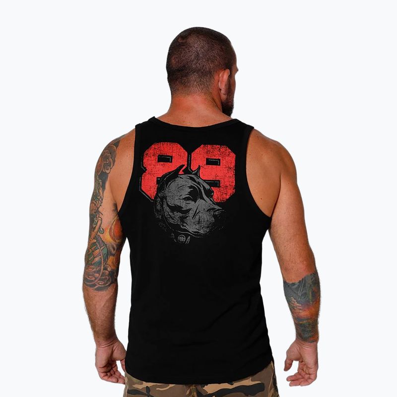 Pitbull West Coast Dog 89 black men's tank top 3