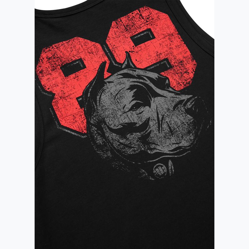 Pitbull West Coast Dog 89 black men's tank top 5