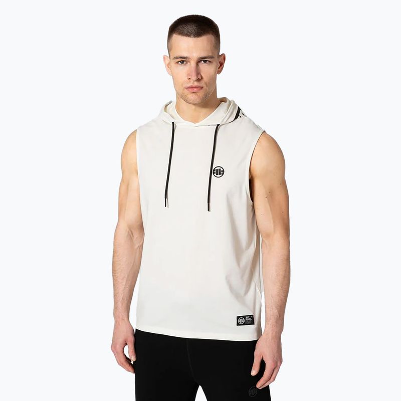 Men's tank top Pitbull Mercado Hilltop Hooded Sleeveless white