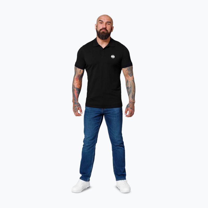 Men's Pitbull Polo Jersey Small Logo black 4