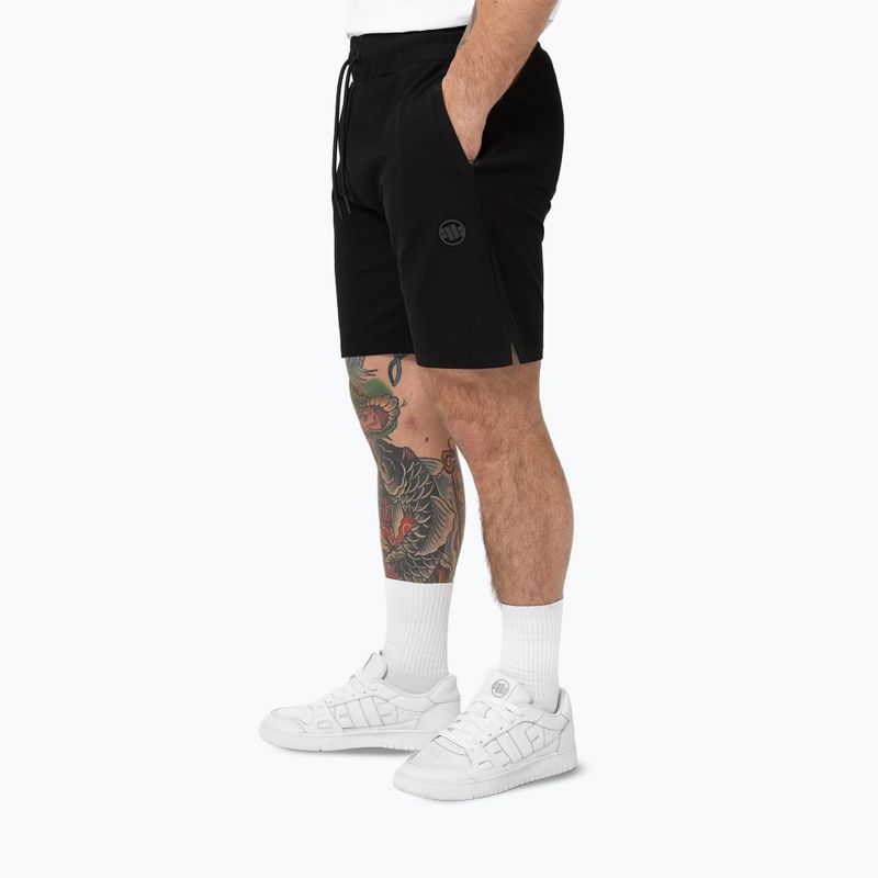 Pitbull West Coast men's Pique Rockey shorts black 6