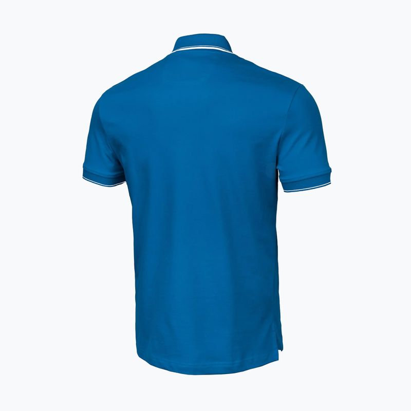 Men's polo shirt Pitbull Polo Pique Stripes Regular royal blue 5