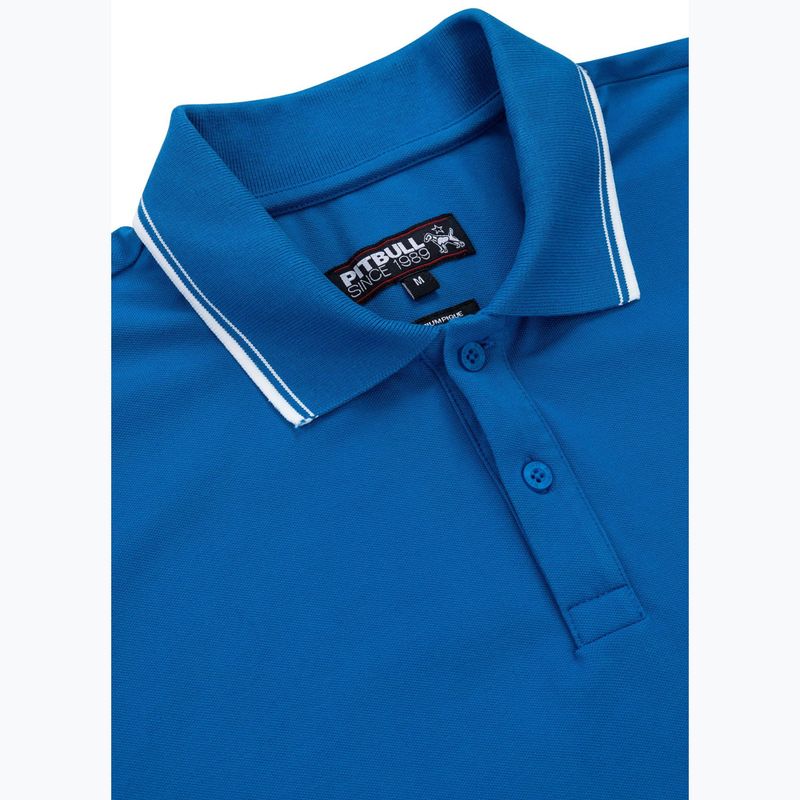 Men's polo shirt Pitbull Polo Pique Stripes Regular royal blue 6