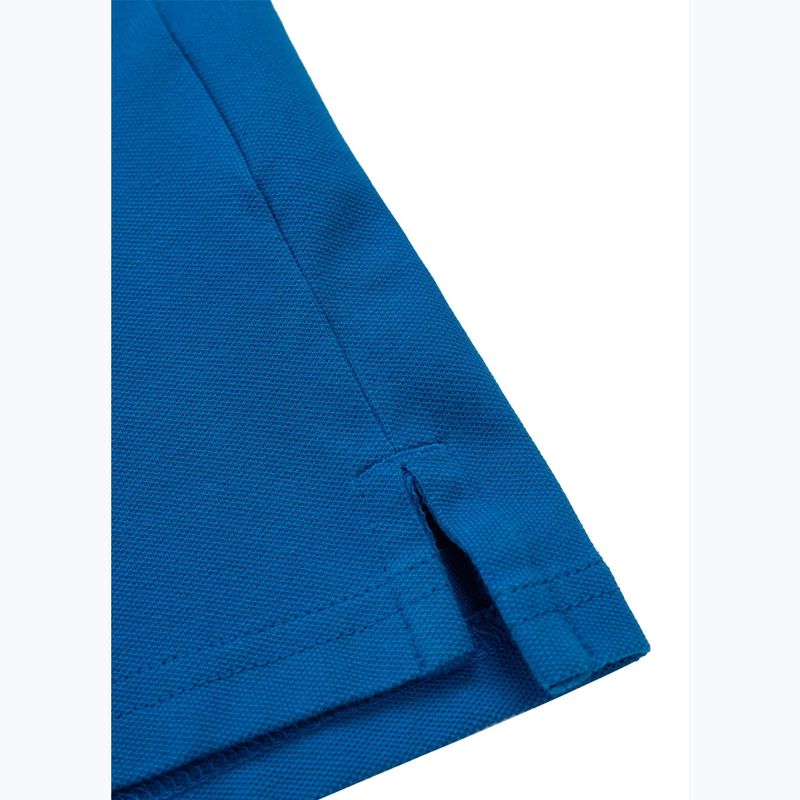 Men's polo shirt Pitbull Polo Pique Stripes Regular royal blue 9