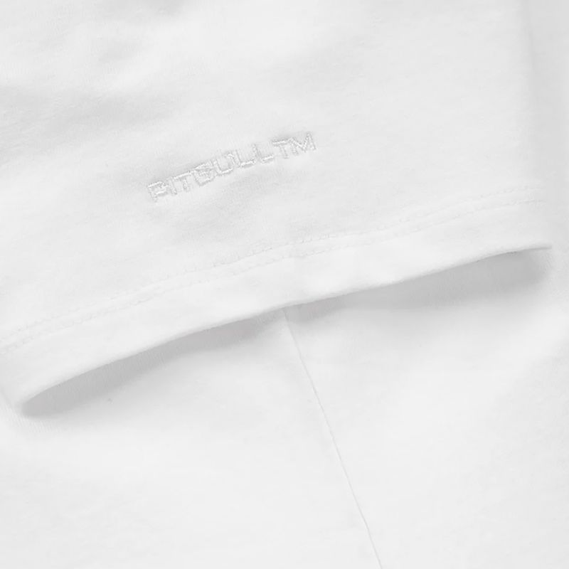 Pitbull West Coast Heartie Oversize white men's t-shirt 6