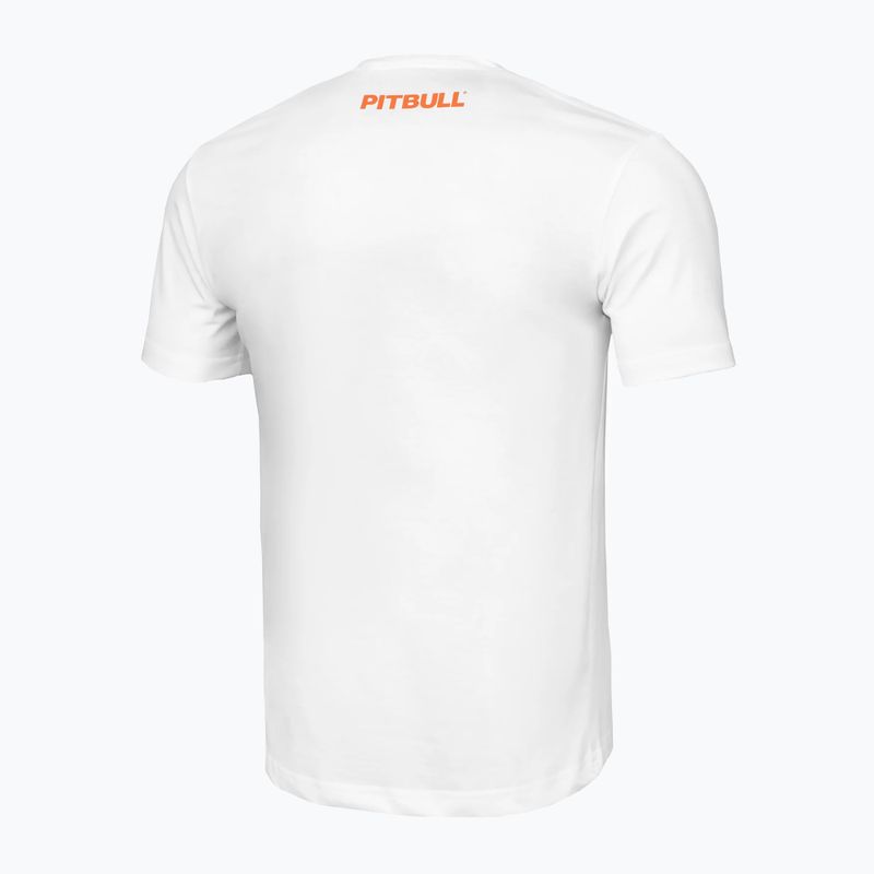 Pitbull West Coast Orange Dog 24 white men's t-shirt 5