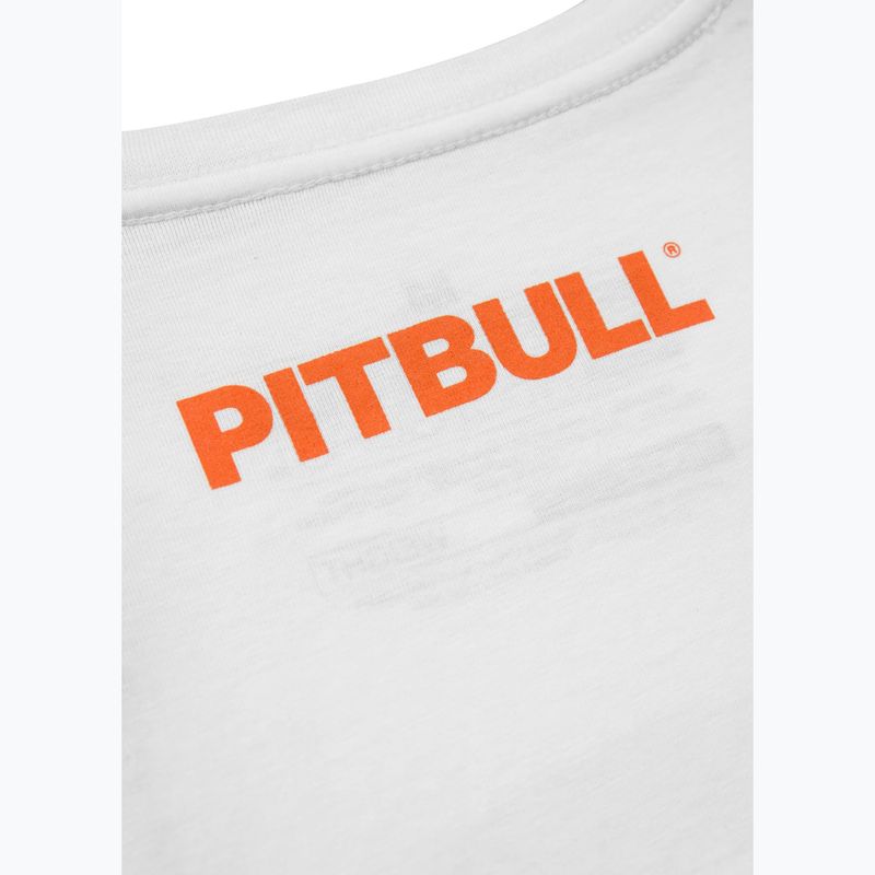 Pitbull West Coast Orange Dog 24 white men's t-shirt 8