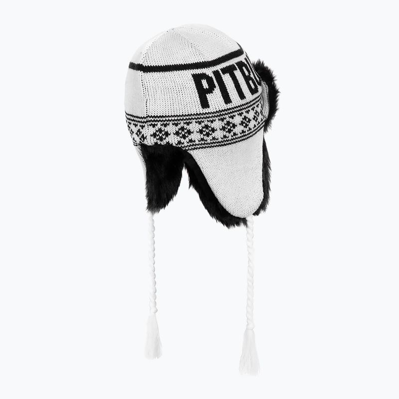 Men's Pitbull Beanie Mission Bay winter beanie white/black 2