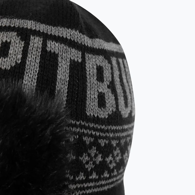 Men's Pitbull Beanie Mission Bay winter beanie black/dark grey 3