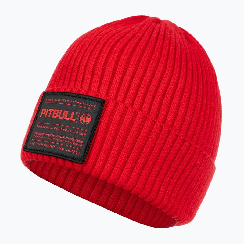 Men's winter beanie Pitbull Beanie Dock red