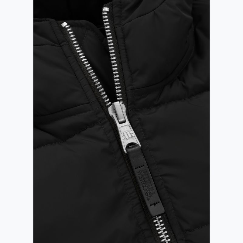 Men's Pitbull Gopher Quilted Hooded winter jacket black 6