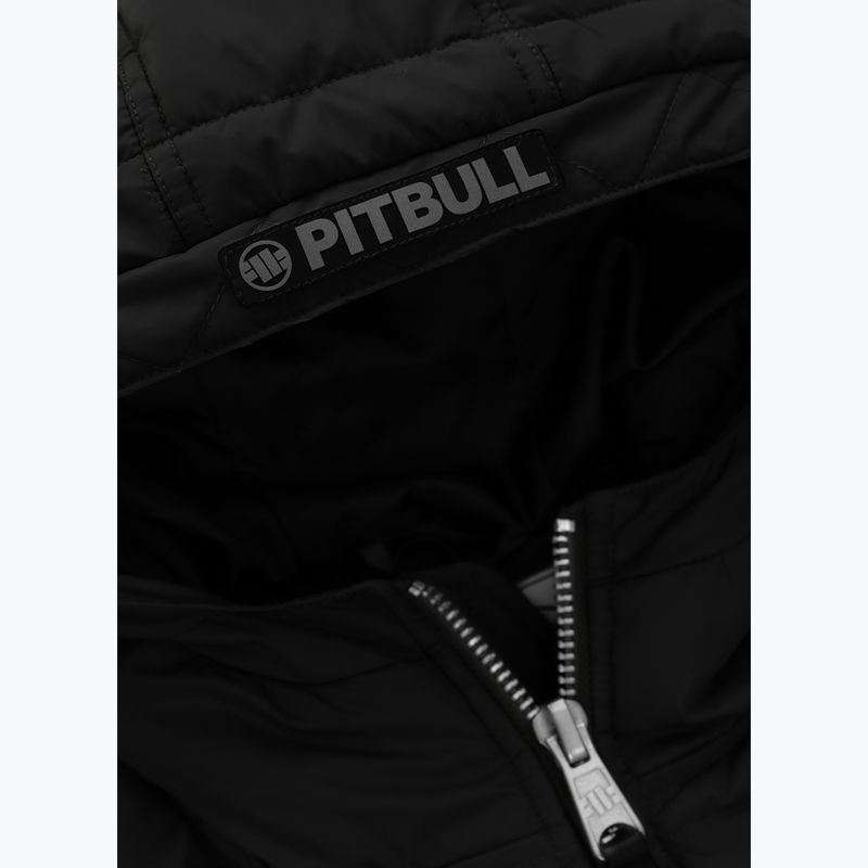 Men's Pitbull Gopher Quilted Hooded winter jacket black 7
