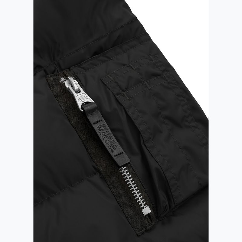 Men's Pitbull Gopher Quilted Hooded winter jacket black 8