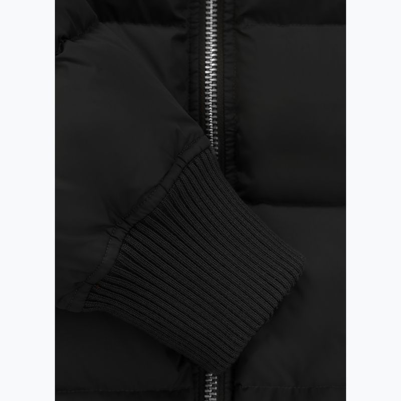 Men's Pitbull Gopher Quilted Hooded winter jacket black 10