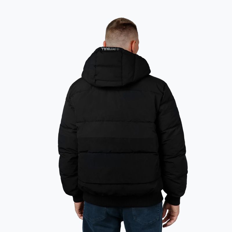 Men's winter jacket Pitbull Patton Quilted Hooded black 3