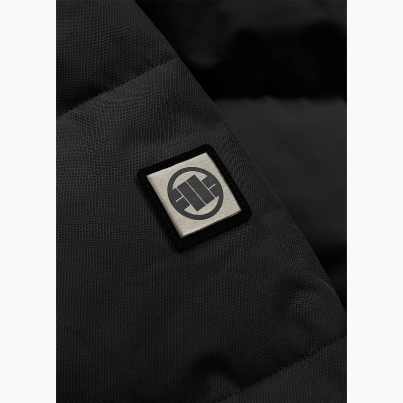 Men's winter jacket Pitbull Patton Quilted Hooded black 12