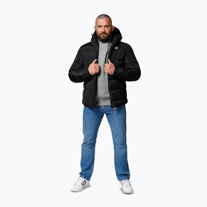 Pitbull West Coast men's winter jacket Airway 5 Padded Hooded black 2