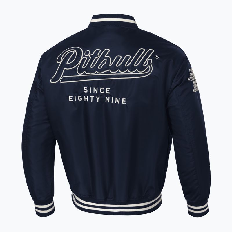 Pitbull West Coast men's Seabridge Varsity jacket dark navy 7