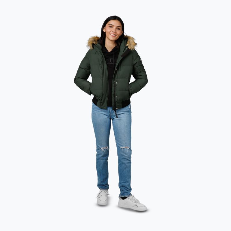 Pitbull Azalea Quilted Hooded olive women's winter jacket 2