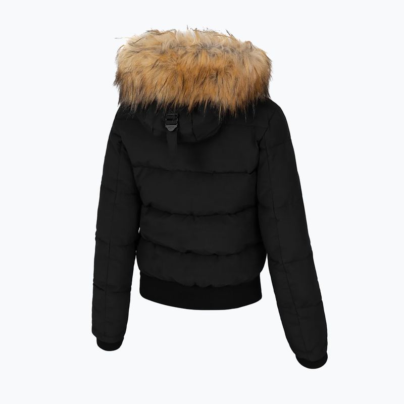Women's winter jacket Pitbull Azalea Quilted Hooded black 8